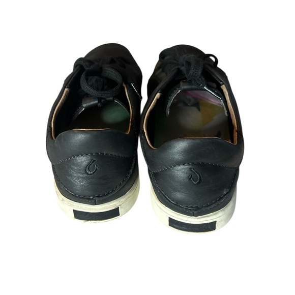 OluKai Black and White Sneakers Versatile Low-Top - Picture 5 of 8